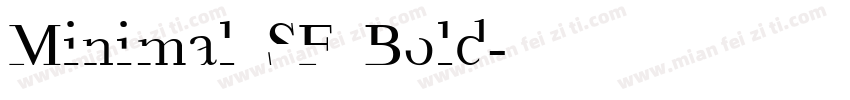 Minimal SF Bold字体转换